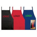 Pure Color Non-Woven Custom Apron w/2 Pockets